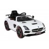 Coche electrico MERCEDES SLS deportivo blanco