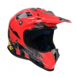 Casco shiro MTR MX-306 rojo