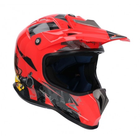 Casco shiro MTR MX-306 rojo