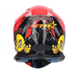 Casco shiro MTR MX-306 rojo
