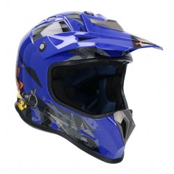 Casco shiro MTR MX-306 azul
