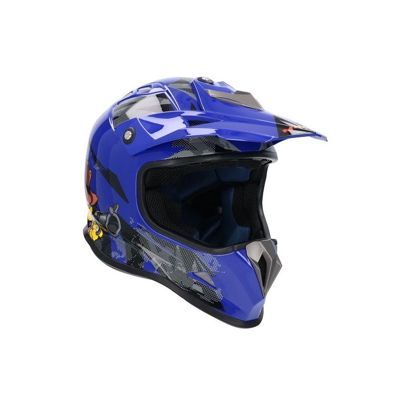 Casco shiro MTR MX-306 azul