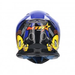 Casco shiro MTR MX-306 azul