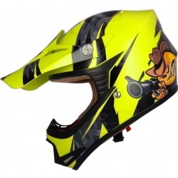 Casco shiro MTR MX-306 fluor